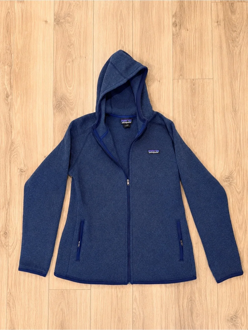 Patagonia Better Sweater Full Zip Hoodie Women’s Large Navy - Picture 2 of 3
